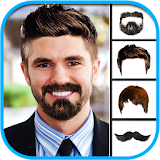 Man Hair Mustache Style icon