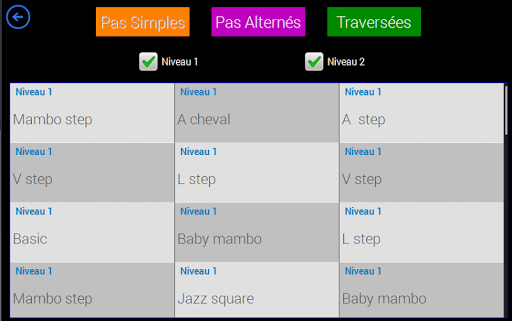 Android application StepEPS screenshort