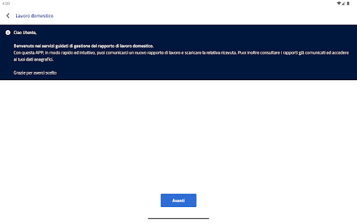INPS Mobile per Tablet screenshot 6