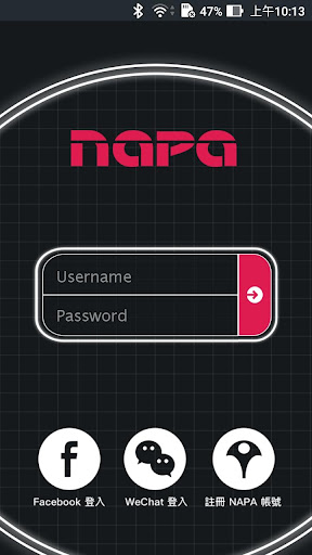 Android application NAPA Badminton screenshort