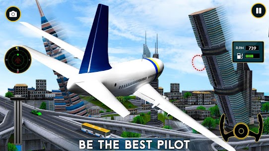 طائرة تجريبية محاكاة الطيران 3D – ألعاب الطائرة 3