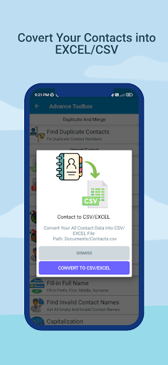 Contacts Management Screen 3