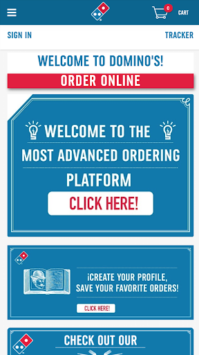 Android application Domino's Pizza Hrvatska screenshort