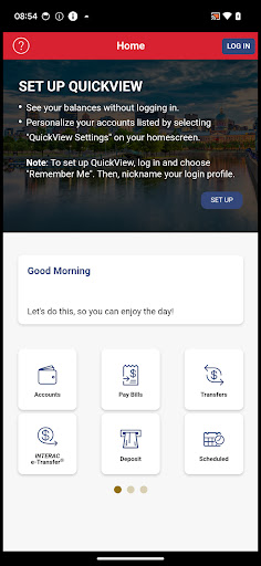 Android application Frontline Credit Union screenshort