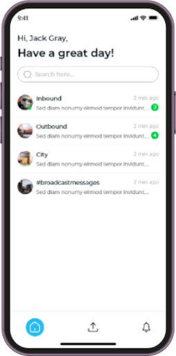 Android application Transexpert Skylark screenshort