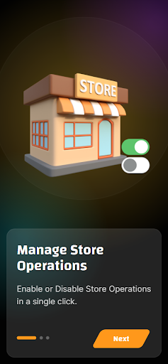 Android application FoodEats Store screenshort