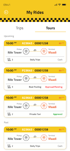 Nile Taxi Screen 3