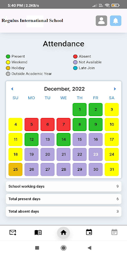 Android application RITeSchool screenshort