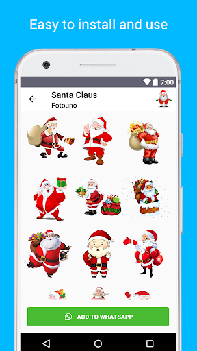 Christmas Stickers Screen 2