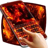 Fire Burning Keyboard Theme icon