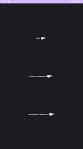 Android application CustomizedFlash screenshort