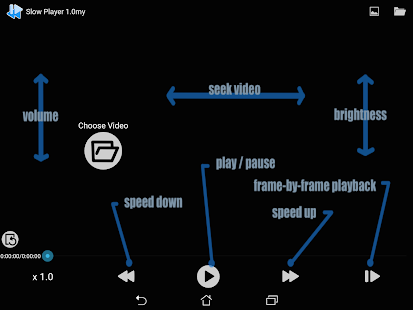 Slow motion/Frame Player Ekran görüntüsü