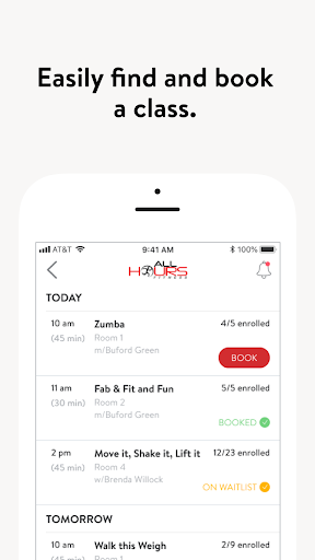 Screenshot of All Hours Fitness