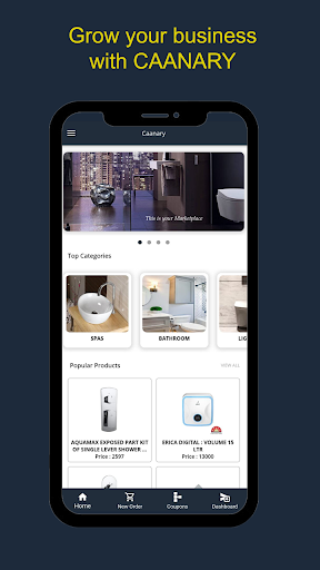 Android application Caanary Marketplace screenshort