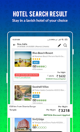 تطبيق EaseMyTrip Flight, Hotel, Bus برو4
