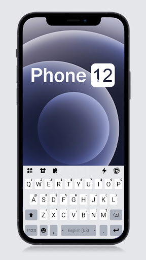Android application Phone 12 Style Keyboard Backgr screenshort