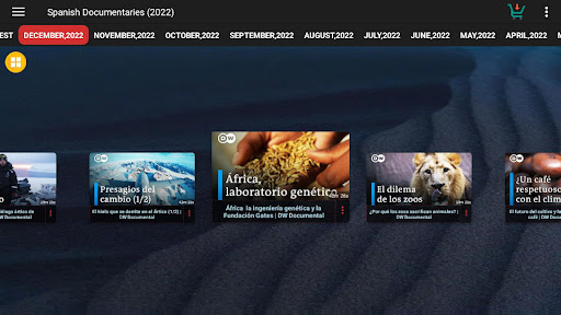 Screenshot of Documentales Españoles