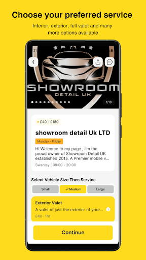 Clean Me - Mobile Car Wash Screen 3