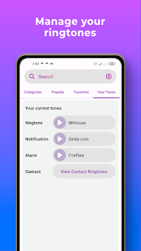 Tonefy - Ringtones for Android Screen 3