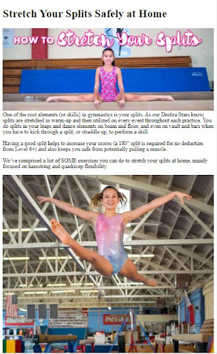 Gymnastics Split Training Tips Screen 2