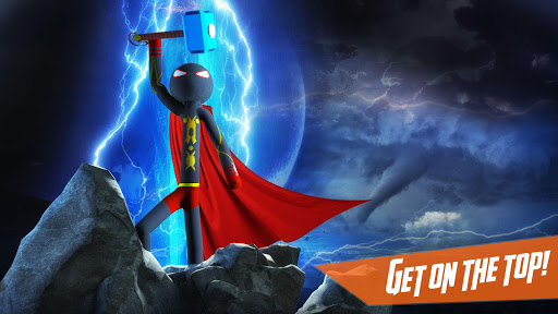 Android application Indian Ropehero Stickman Game screenshort