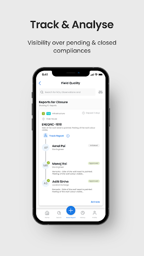 Godrej Quality & Safety App Screen 3