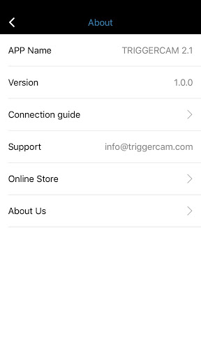 TRIGGERCAM 2.1 Screen 3