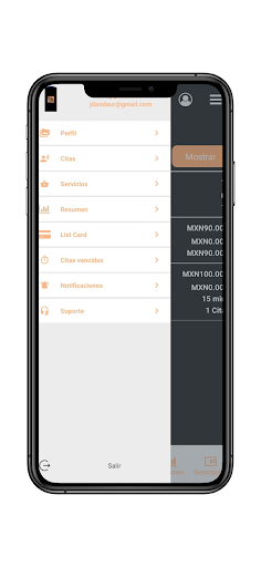 Android application Buen Look Salones screenshort