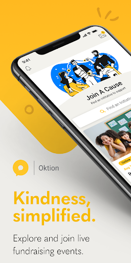 Android application Oktion screenshort