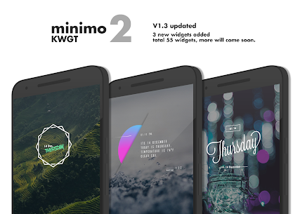 minimo-2 KWGT APK yang Ditambal 3