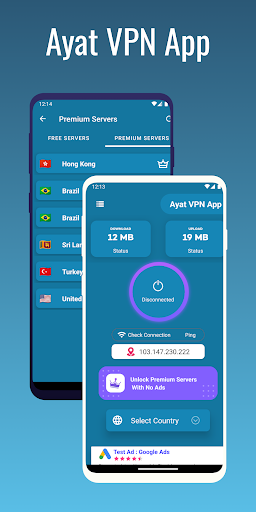 Android application Ayat VPN: Private & Secure screenshort