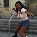 Schoolgirl Fighting Game II icon