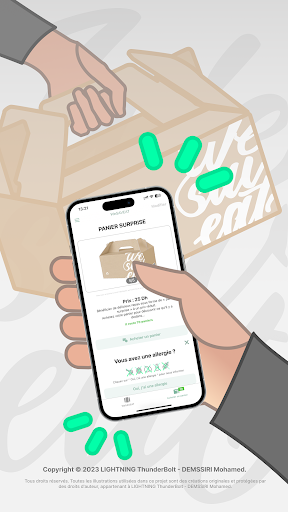 Android application WeSAVEAT screenshort