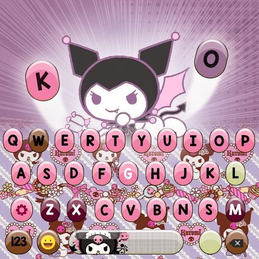 Cute Kuromi Keyboard - AppWisp.com