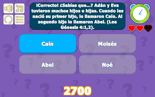 Juego Bíblico Screen 2