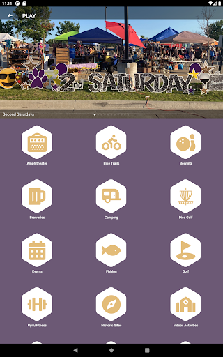 Screenshot of Visit Kearney MO