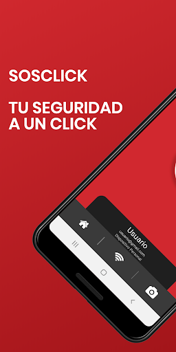 Android application SOSclick screenshort
