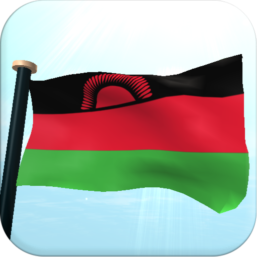 Malawi Flag 3D Free Wallpaper  Icon