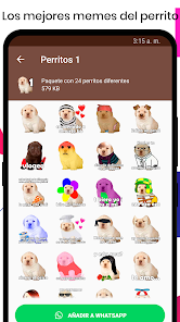 Captura de Pantalla 4 Stickers del Perrito Triste android