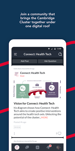 Android application Connect: Health Tech screenshort