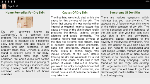 Dry Skin Causes and Solutions Screen 2