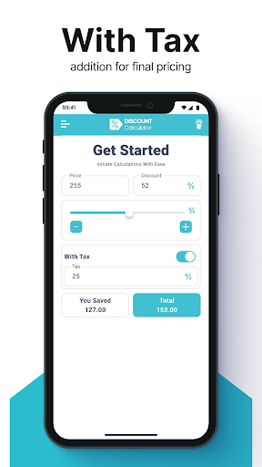 Discount Calculator With Tax Screen 3