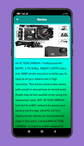 WiFi Ultra-HD 4K Camera guide