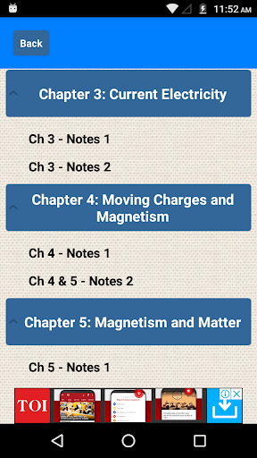 Class 12 Physics Notes Screen 2