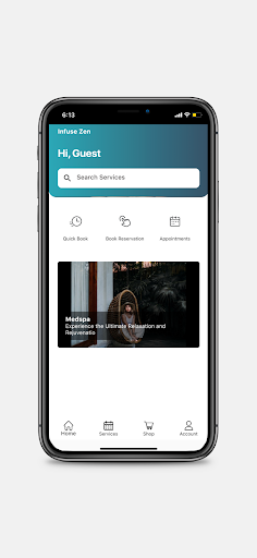 Android application Infuse Zen Med Spa screenshort