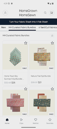 HomeGrown HomeSewn screenshot 0