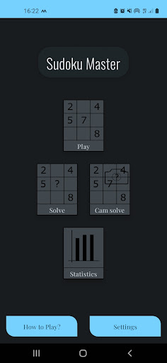 Android application Sudoku Master screenshort