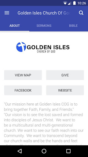 Android application Golden Isles Church Of God screenshort