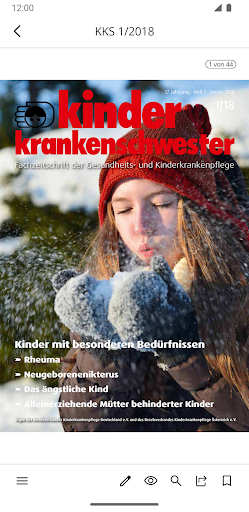Android application Kinderkrankenschwester screenshort