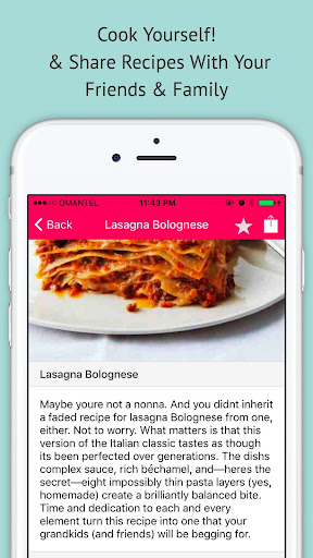 Pasta Recipes - Offline Recipe Screen 3